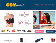 Tablet Screenshot of ccv-products.com